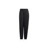 Logo Striped Print Elastic Waist Jogger Pants Women Bottoms Black HM7086