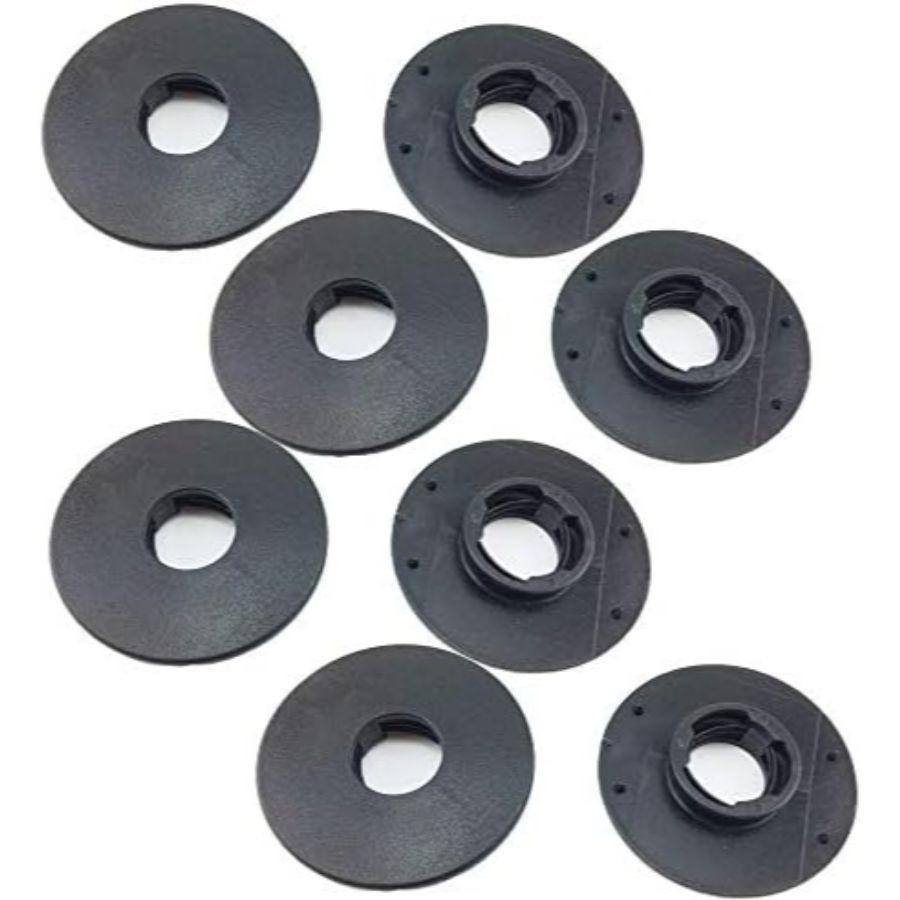 4 Car Floor Mat Carpet Clips Anti-Slip Fixing Round Clamps Retainers