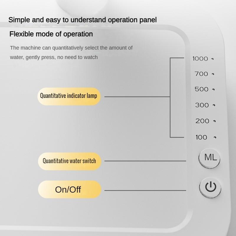 Портативный электрический диспенсер для бутилированной воды, бытовой автоматический налив воды, чайный бар, умный настольный водяной насос