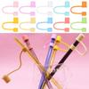 10pcs 10mm Dustproof Plug Silicone Straw Sleeve Simple Straw Cover  Drinking Straws