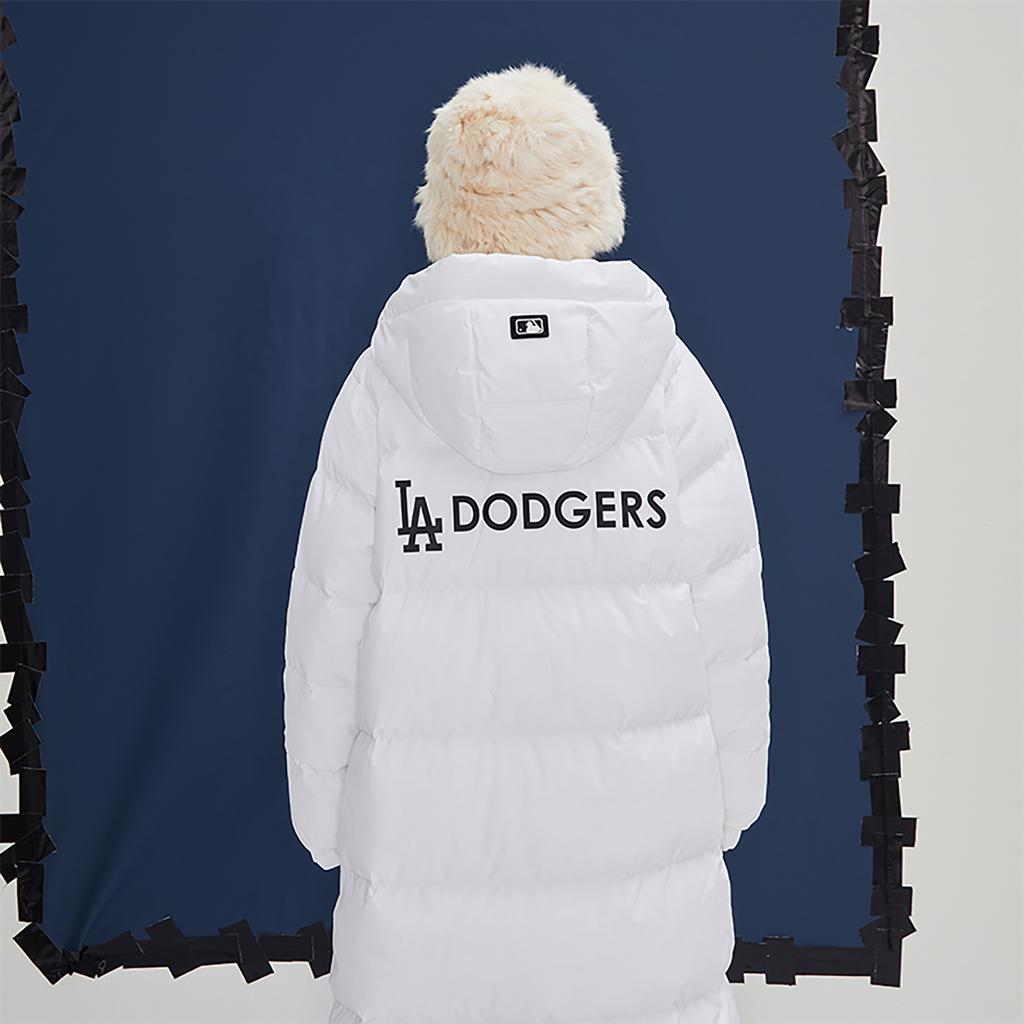 New MLB Los Angeles Dodgers Down Jackets Unisex Ecru 3ADJB1436-07WHS