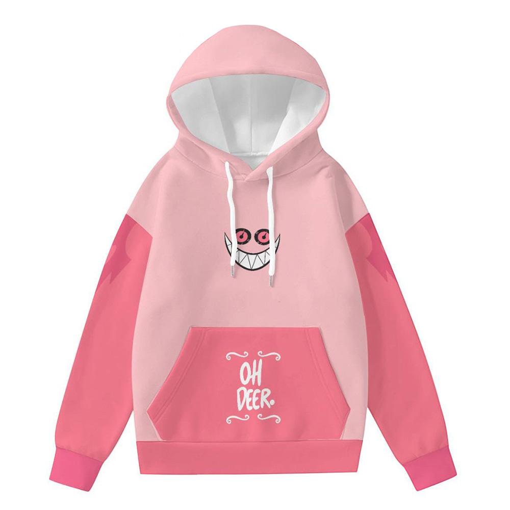 Толстовки для косплея S2 Аластор Helluva Boss Аниме 3D-принт Свитшоты Hazbinhotel Графическая печать Пуловеры Длинный рукав Мужская толстовка