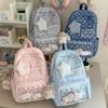 Schoolbag two-dimensional yuan niche design pain bag schoolbag girls Japanese college stars students lightweight backpack cute backpack
