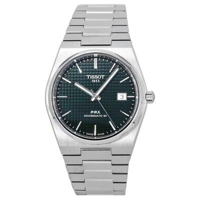 T-Classic PRX Powermatic 80 Нержавеющая сталь Зеленый циферблат Автоматические T137.407.11.091.00 100M Мужские часы