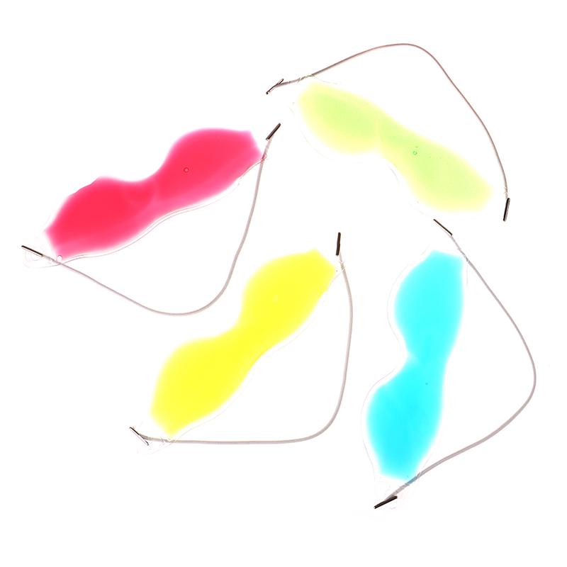 1 шт. Гелевая маска для глаз Холодный пакет Теплый нагрев Лед Сон Усталая маска Уход за глазами