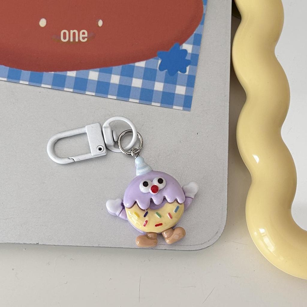 Белый брелок для ключей G72 Button Hands and Feet Cookie Keychain - милый аксессуар в форме сырного печенья