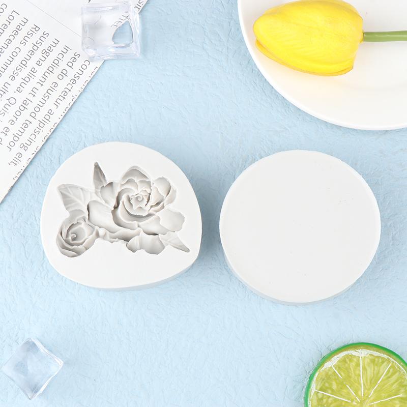 1 шт. силиконовая форма в форме цветка Gardenia Plumeria Rubra мыло помадка формы DIY торт желе шоколад украшения инструмент для выпечки