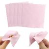 Розовая упаковка Ткань для полировки серебра Чистка и полировка серебра Двусторонняя салфетка для ожерелья Pow X3N2
