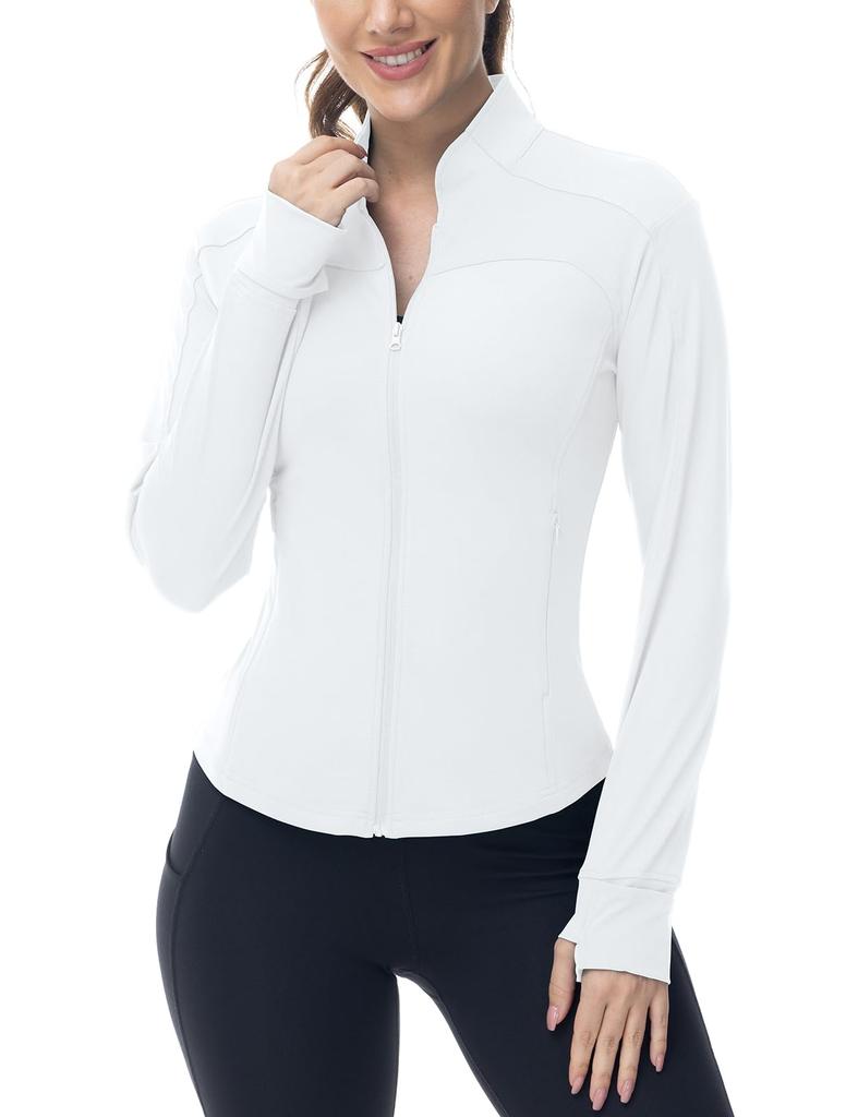 Gopuune Sports Бег Спортзал Горы УФ с большим пальцем Похудение Посадка для и Осень Размер Женская Куртка, Одежда, Влагоотводящая, Быстросохнущая Толстовка, Джерси,