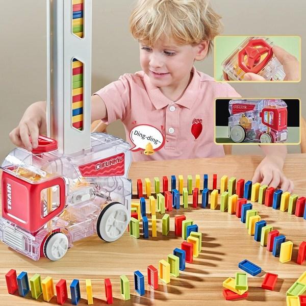 Automatic Domino Train 120p Domino Chip Infant Toy Children's Toy Birthday Gift Nephew Gift, Korea Representative Board Game
