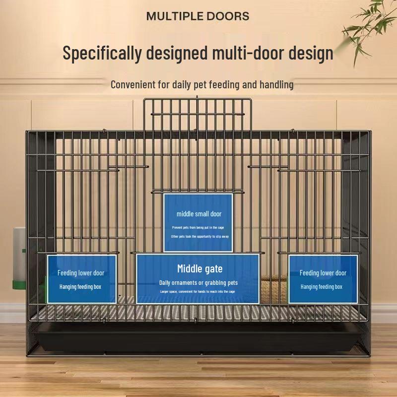 Очень большая клетка для кроликов, морских свинок, хомяков и шиншилл с туалетом