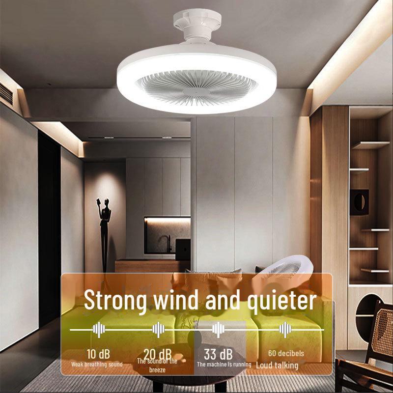Светодиодный потолочный вентилятор E27 с дистанционным управлением — высокая яркость, энергосбережение, безопасность для глаз для дома и кухни