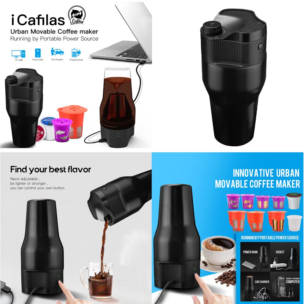 Mini Portable Manual USB Coffee Machine Espresso Maker for Home Travel Camping