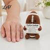 Cute Knitted Ornament for Athletes Positive Sports Ball Plush Emotional Support Doll