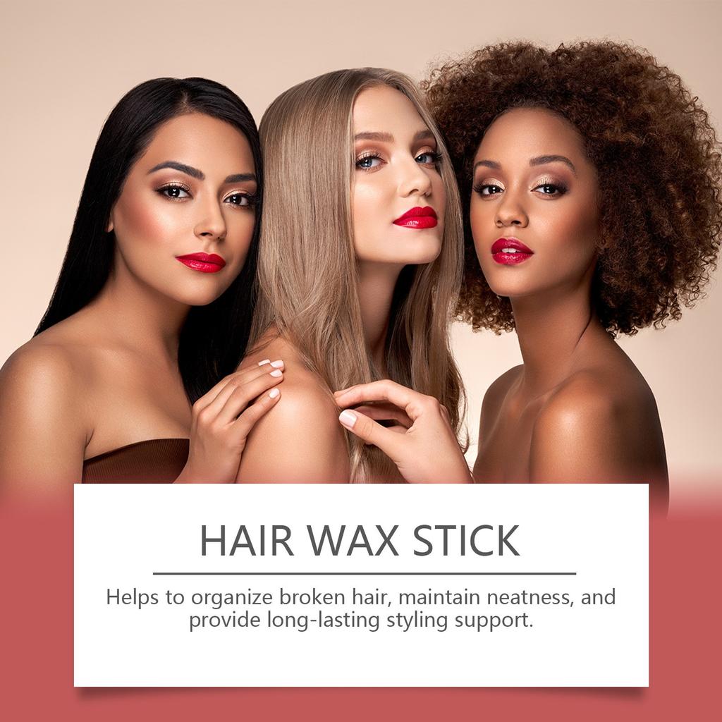 Воск для волос, делающий волосы гладкими и легкими для расчесывания и укладки, натуральный стиль для ломких волос, долговечный воск для волос