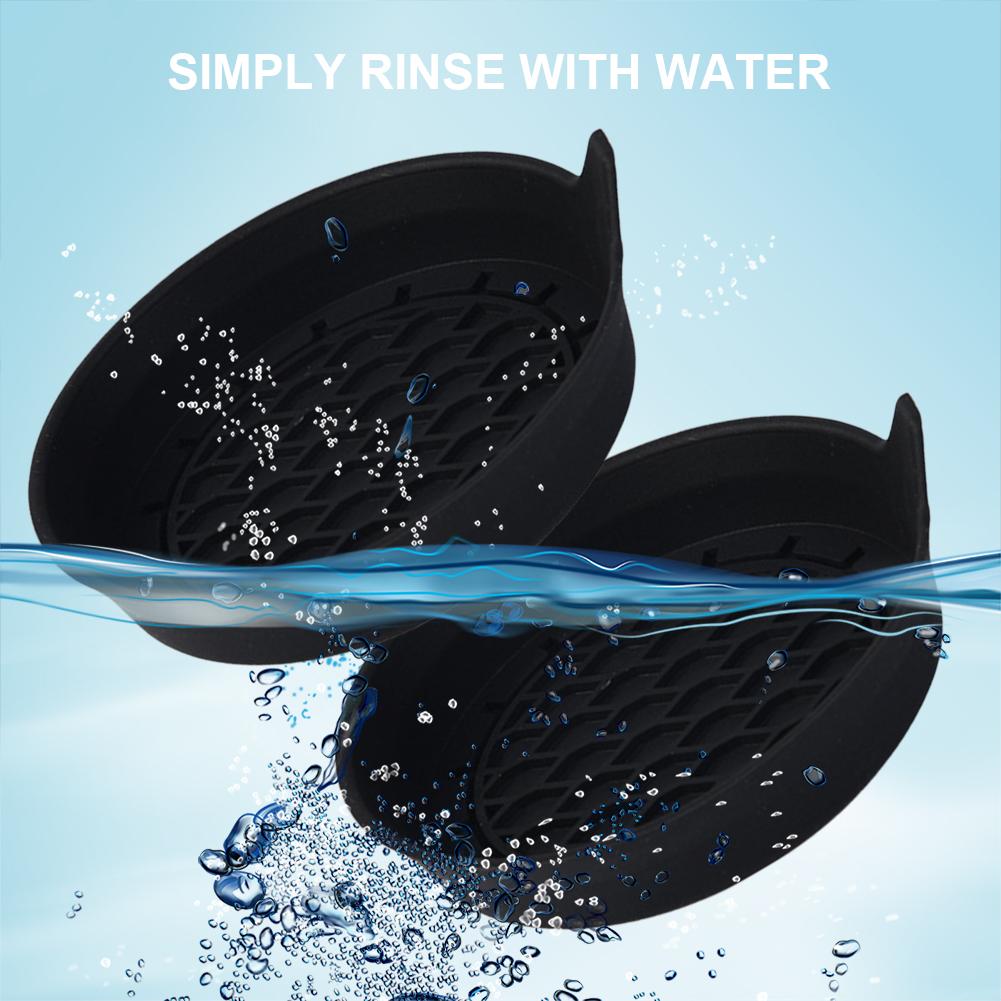 2 шт. Автомобильная подставка под стакан, водонепроницаемая, нескользящая, с защитой от проливания, силиконовая противоскользящая подставка под стакан, подставка под бутылку, автомобильные аксессуары