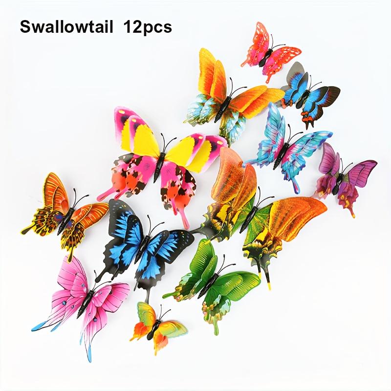 3D Butterfly Wall Decor 12 Pieces for Party Decoration Decoration Terrace Accessories Decoration Wedding 5