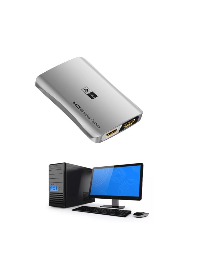 Video Capture Card e To Type-C Streaming for Game Switches e Input and Output Capture Card