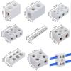 2 In 2 Out Screw Wire Connector Terminals 1 In 1 Out Porcelain Electric Connector