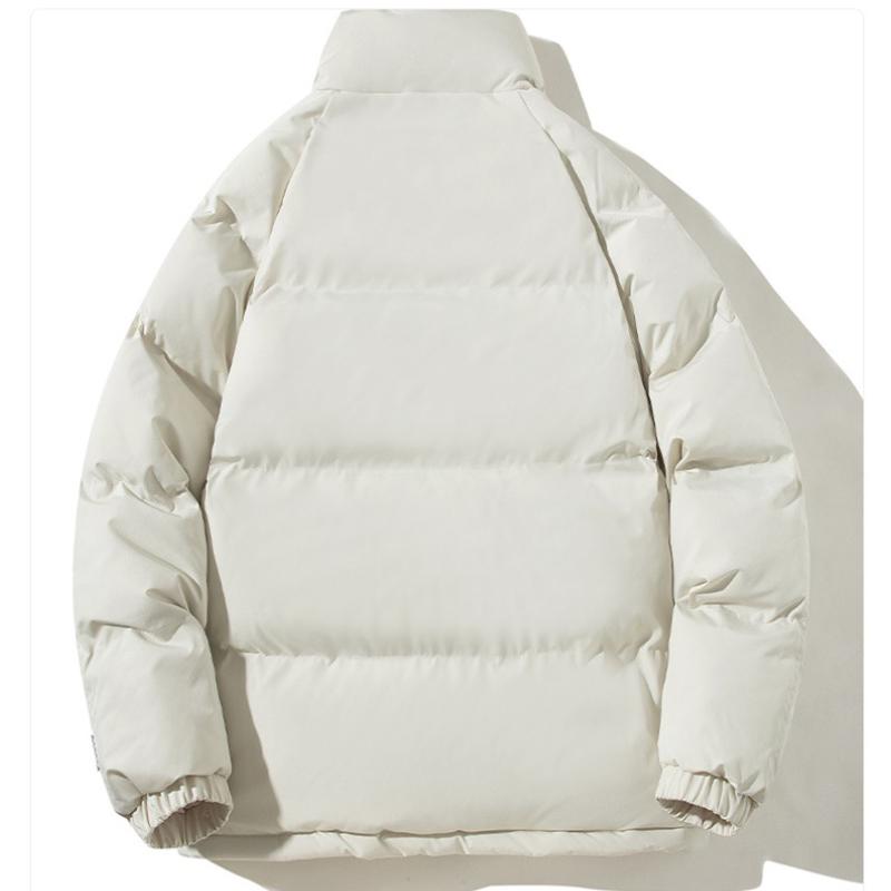 Plus Size Men's Autumn And Winter Thickened Velvet Warm Cotton Coat Men's Loose Casual Solid Color Jacket Men