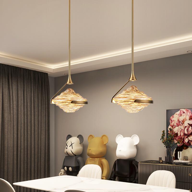 Minimalist Italian Glass Pendant Light for Home and Bars