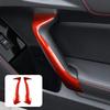 AIRSPEED Subaru BRZ ZC6 Toyota 86 ZN6 Inner Door Grab Handle Cover Frame Made of Real Carbon Fiber Stylish Dress Up Custom Interior Parts Accessories