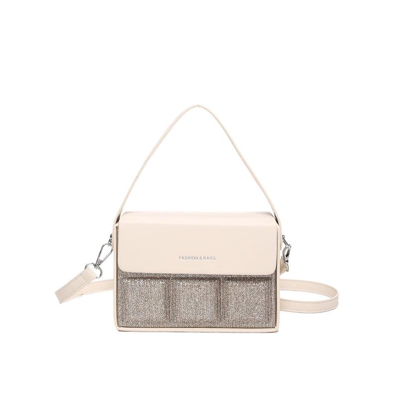 Ielgy Niche Design Fashion Simple Underarm Bag Exquisite All-Match Ladies Cross-Body Handbag