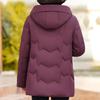 Winter Down Coat for Women Vintage Plus Size Outerwears Hooded Elegant Thick Warm Down Jacket Woman Parkas