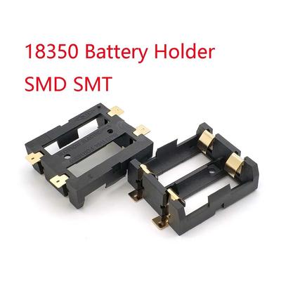 2*18350 держатель батареи Smd Smt чехол для батарей коробка для хранения с бронзовыми штифтами 2 слота 2*18350 корпус перезаряжаемой батареи