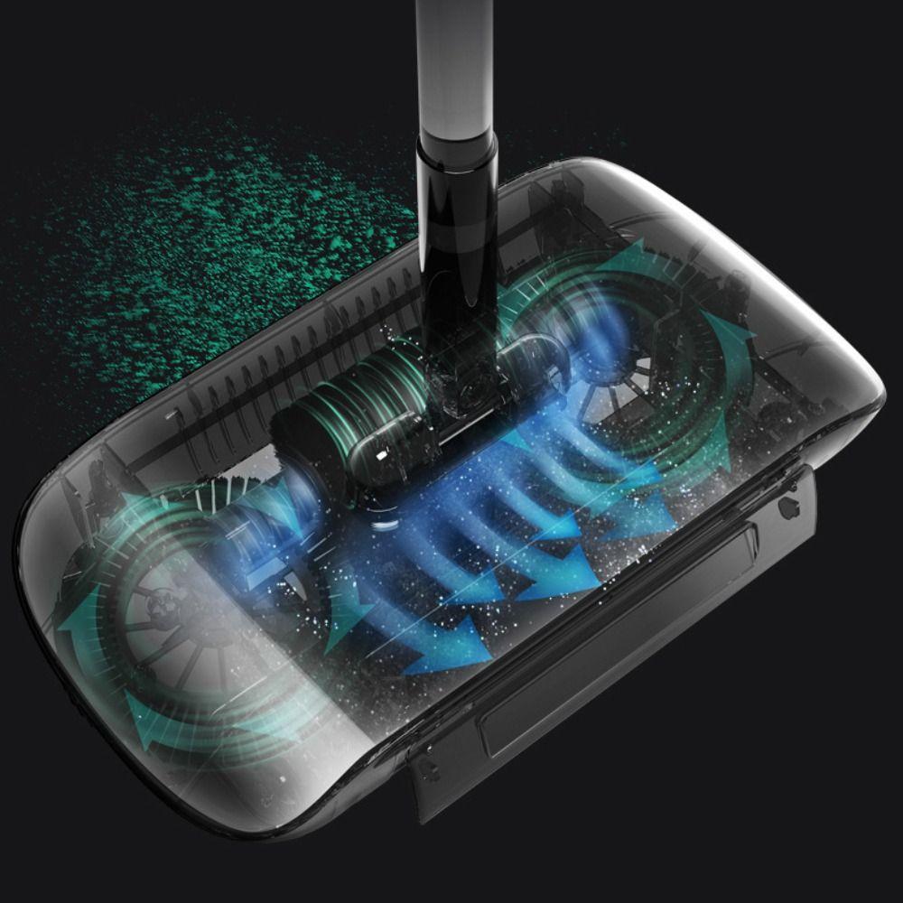 Home Automatic Floor Sweeper Durable Household Floor Mopping Broom and Mop Hand Push Type Scoop