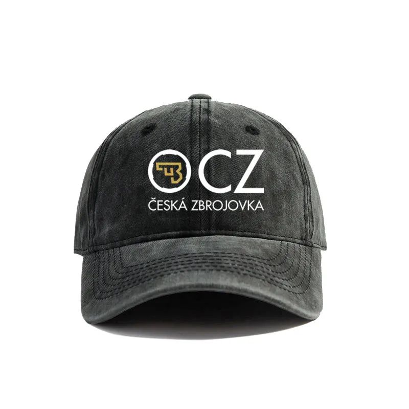 2026 Ceska Zbrojovka Baseball Caps Distressed Hats CZ Firearms Cap Men Women Retro Outdoor Summer Adjustable Hats Fashion