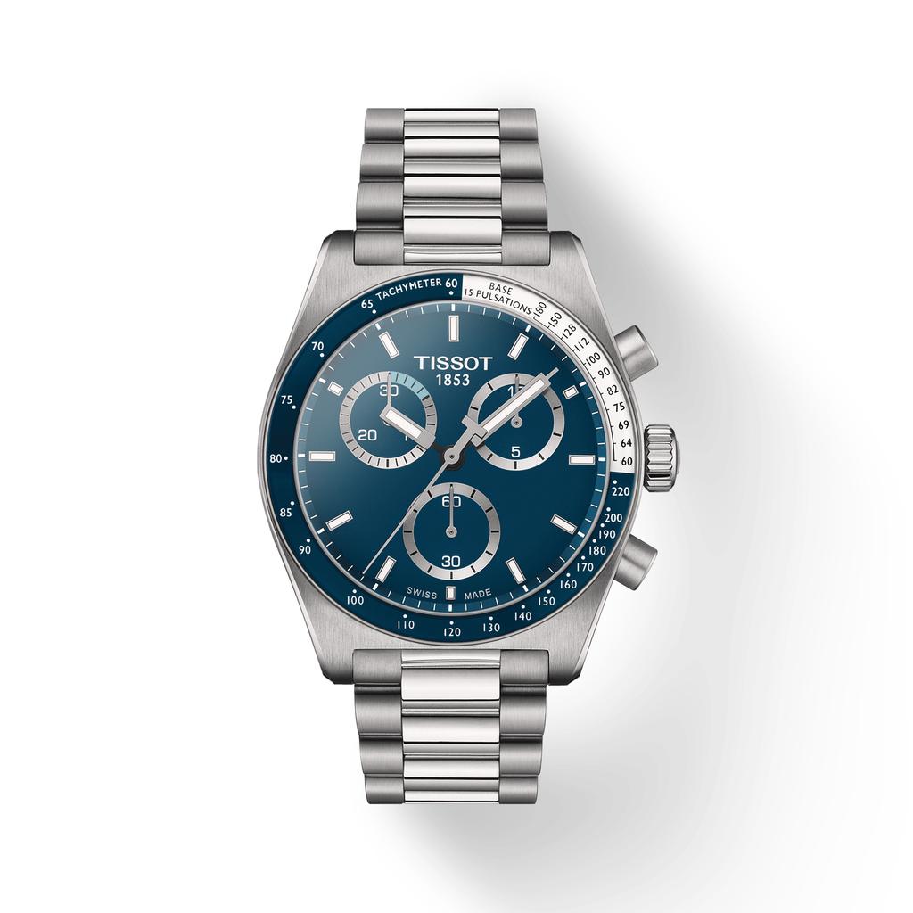 Tissot Мужские модные часы из нержавеющей стали с синим циферблатом T149.417.11.041.00