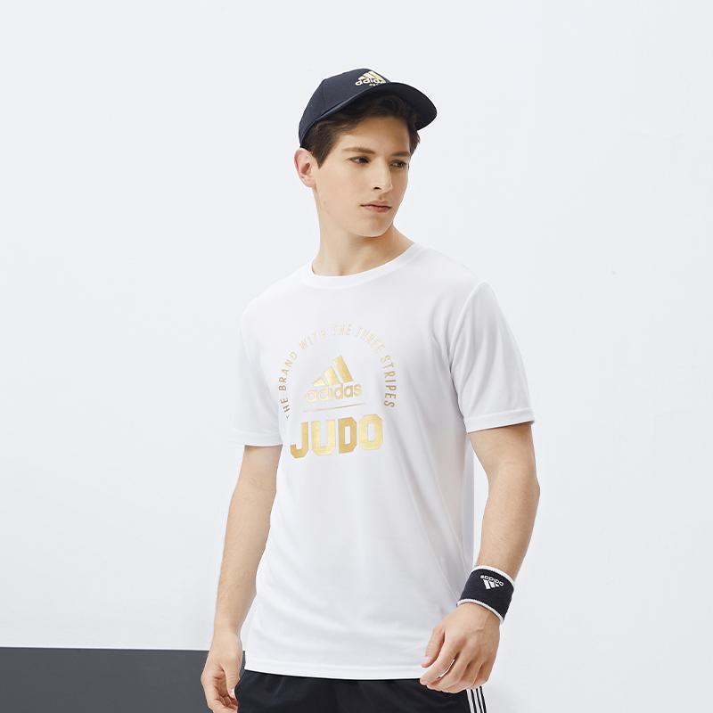 adidas Футболка мужская дышащая удобная повседневная спортивная с коротким рукавом белая ADICLTS21J-WG