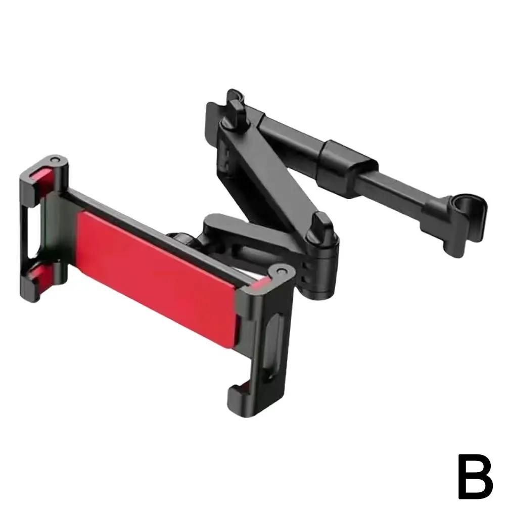 Telescopic Car Rear Pillow Phone Holder Tablet Car Stand Seat Rear Headrest Mounting Bracket For Phone Tablet V1R6