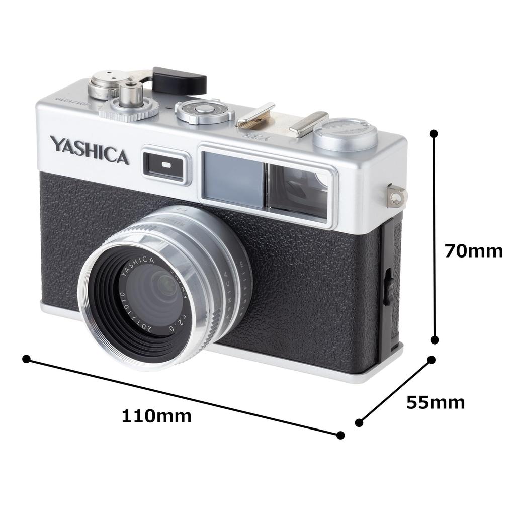 Yashica Цифровая камера Y35 5 с CMOS-сенсором digiFilms, 14 мегапикселей, порт Micro USB, размеры: 110 мм Ш x 70 мм В x 55 мм Г