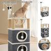 Double Layer All-Season Cat House Vertical Cat Climbing Frame Pet Bed Cat Bed Cave  For Room Decor