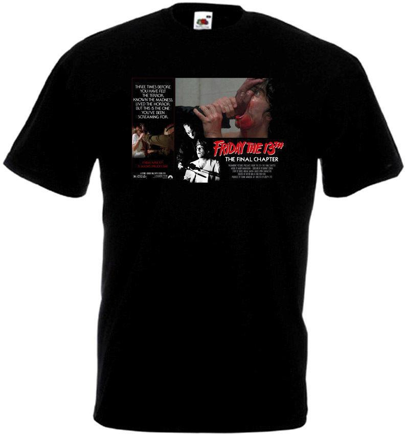 Friday The 13th v29 T-shirt black movie poster all sizes S5XL