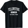 Футболка Yellowstone Vintage National Park Спортивный дизайн