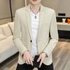 Новый вельветовый мужской повседневный пиджак, мужской белый маленький костюм, мужской костюм Brotherhood, топ