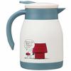 Skater Thermal/Cold Vacuum Dual Structure Stainless Steel Tabletop Pot Wide Mouth Pitcher Thermos 600ml Snoopy Peanuts VSP6
