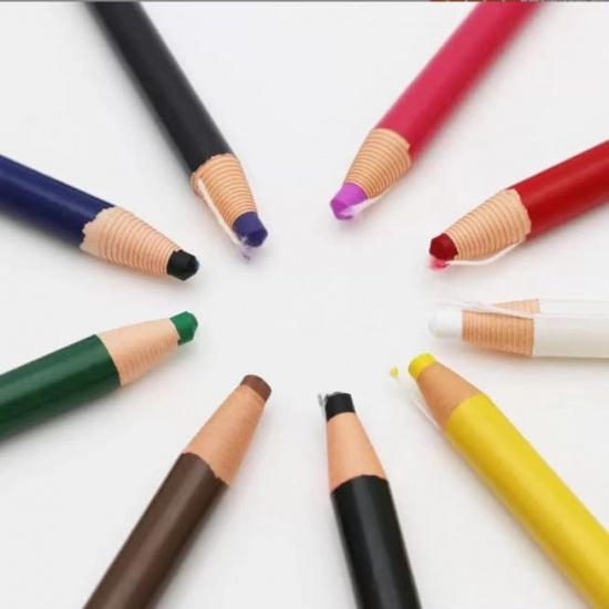 9 Pcs Assorted Colors Peel-Off China Marker Grease Wax Pencils for Glass, Garments, Cellophane, Fabric, Wood, Metal, Marking Pencils Art Crayons