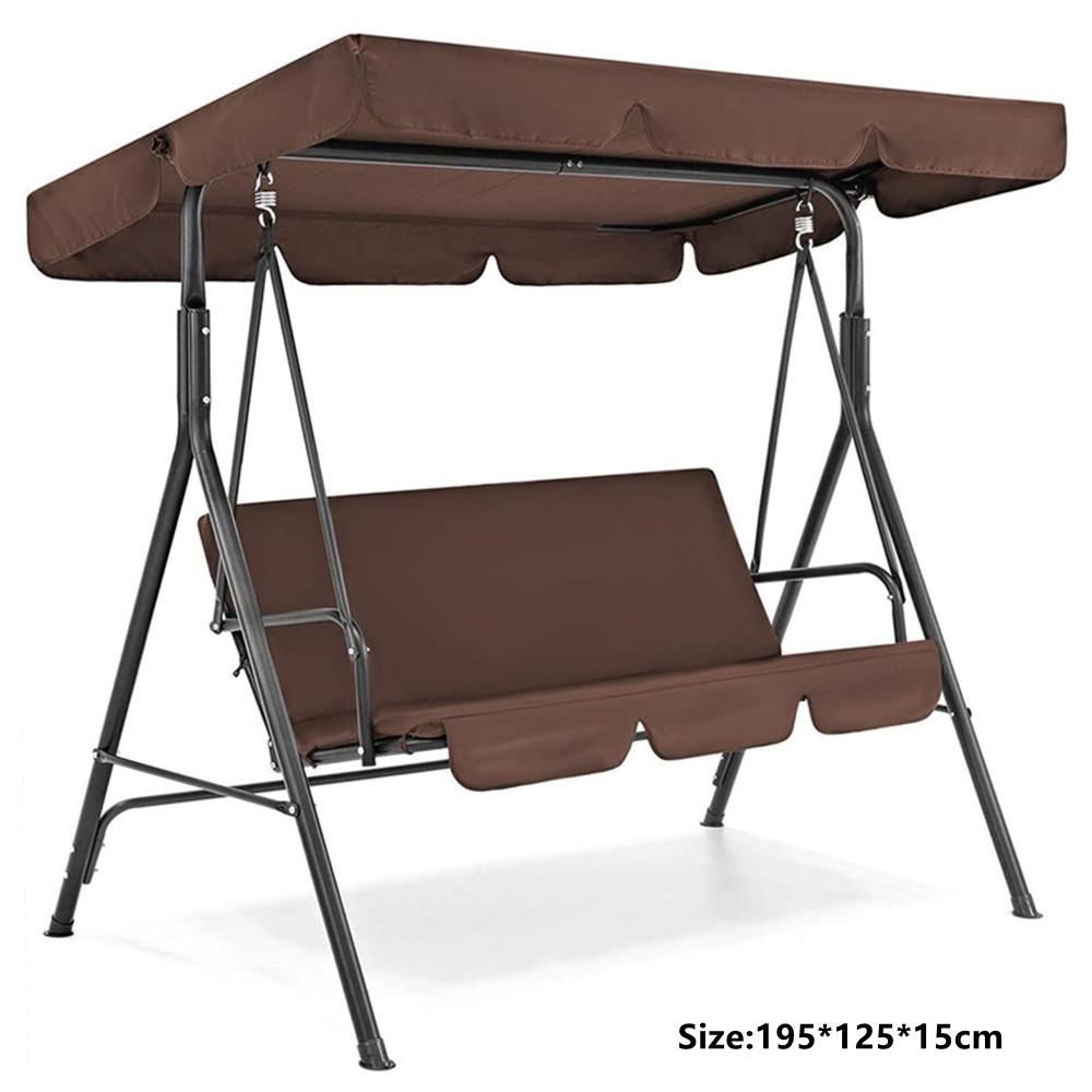 Универсальный сменный уличный пылезащитный чехол из ткани для садовых качелей-навеса