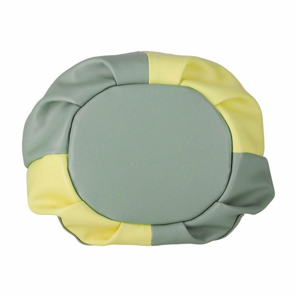 0655 Сумка-тоут через плечо мини Balloon Baby Lou BR Crumpley [Rootote] -2tone (01 Мятный/Желтый)