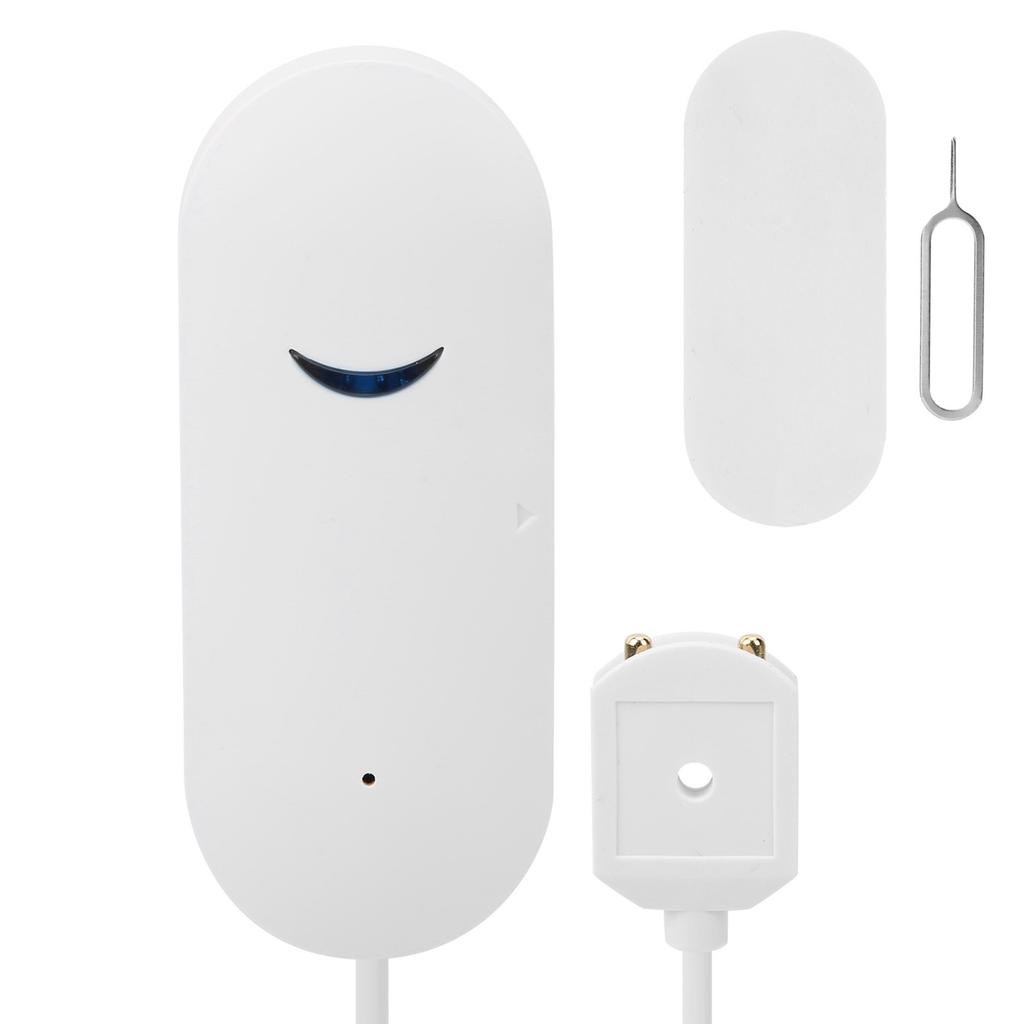 Детектор протечки воды WIFI, датчик перелива, сигнализация затопления с двусторонней лентой для Tuya