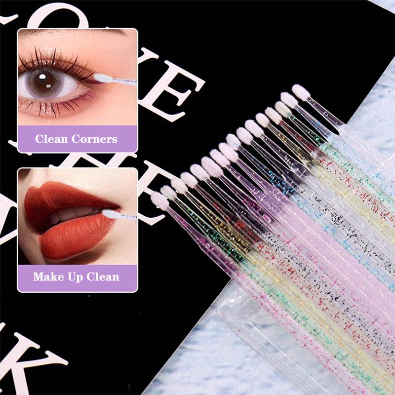 100 шт одноразовые микрощеточки для туши аппликаторы тампоны для удаления ресниц микрощеточки для наращивания ресниц кисти для макияжа инструменты