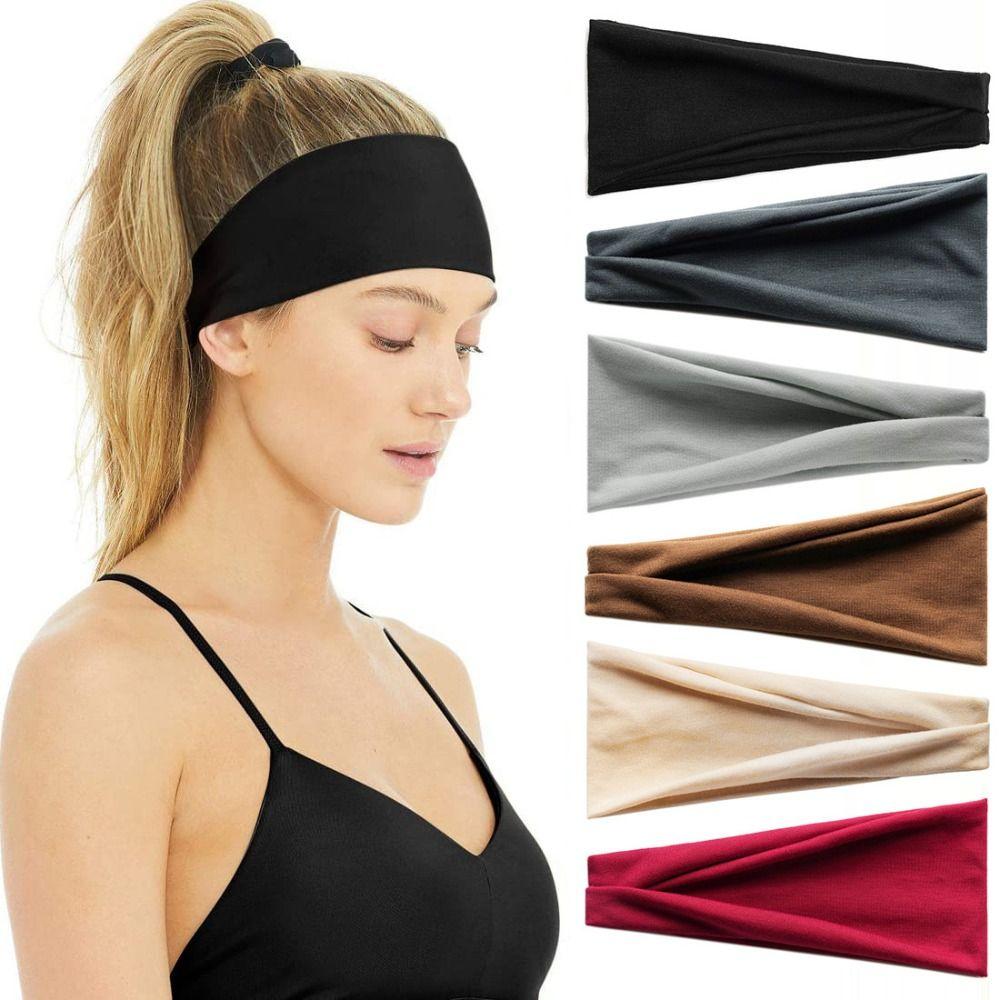 Cloth Sweatband Elastic Yoga Hair Bands Professional Accessories Yoga