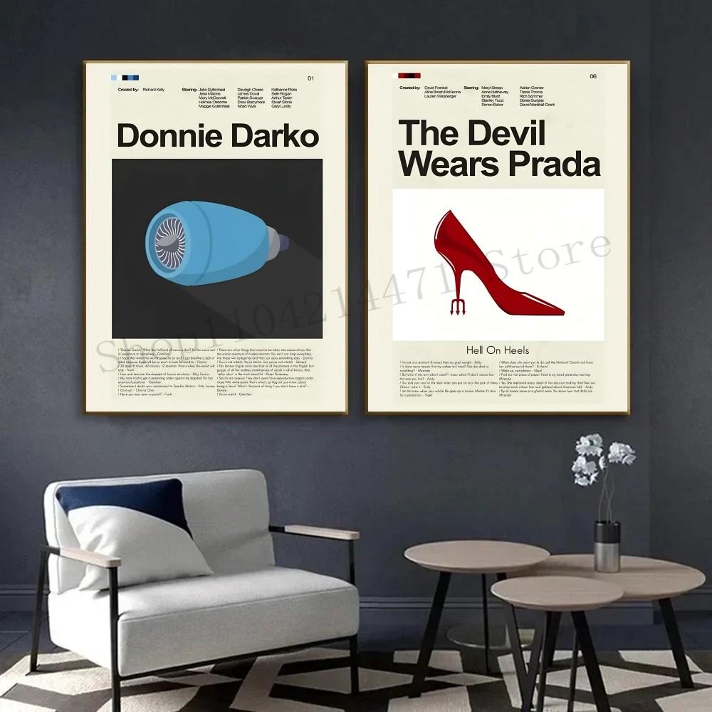 1 шт. Винтажный фильм 80-х годов «Криминальное чтиво» Фильм «Шоу Трумана» Плакат HD Постеры для дома, комнаты, бара, кафе Декор Искусство Настенная живопись Картина