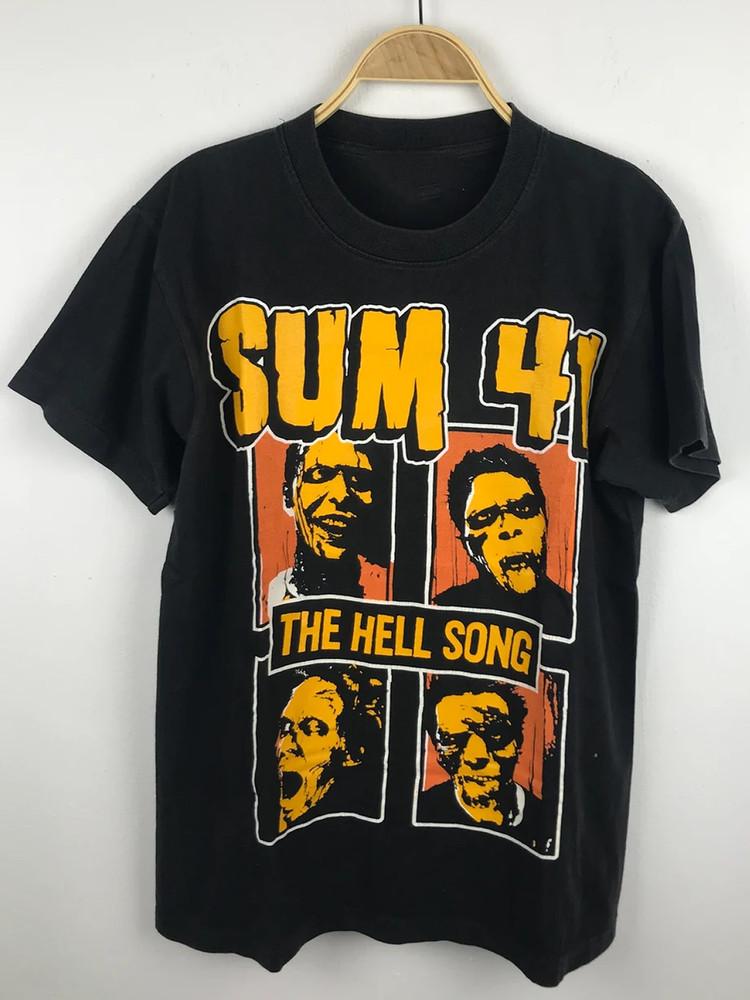 SALE SUM 41 BAND THE HELL SONG T Shirt Full Size S-5XL