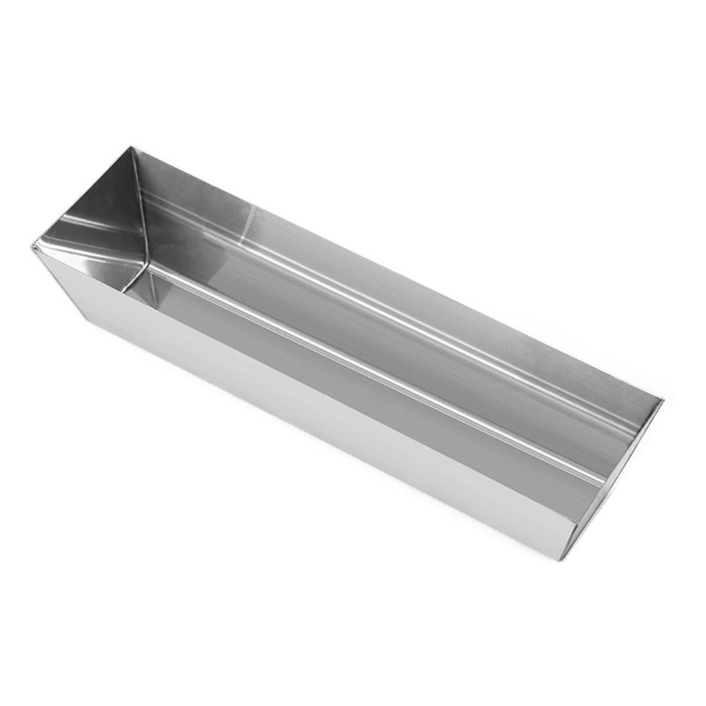 14'' 16'' стальной поддон для грязи с обрезанными краями для легкой очистки ножом нержавеющий инструмент для штукатурки поддона для грязи из гипсокартона