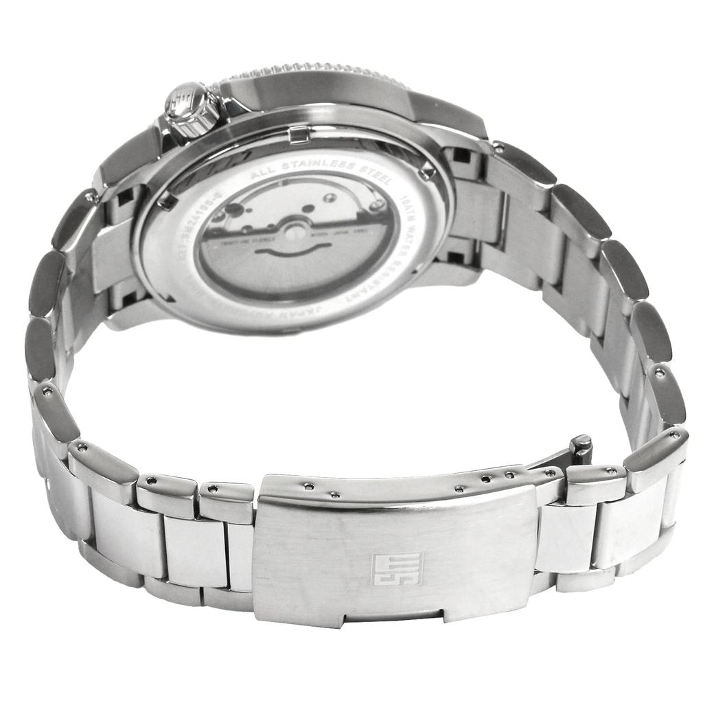 Salvatore Marra Часы Salvatore Marra Automatic с функцией ручного завода, ремешок из нержавеющей стали, задняя крышка, скелетонированный японский механизм, водонепроницаемость 10 АТМ